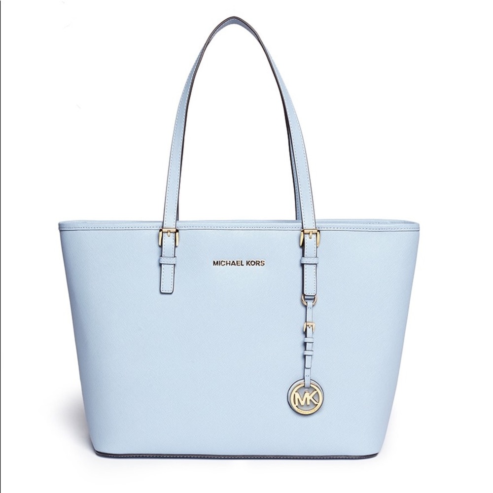 Baby Blue Large Jet Set Travel Bag
